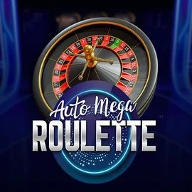 Auto Mega Roulette online game logo by Pragmatic Play on vegasinono.com