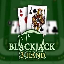 Blackjack 3H (Habanero) slot visual from Habanero available on vegasinono.com