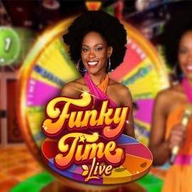Funky Time logo – Live Casino by Evolution at Vegasino Casino