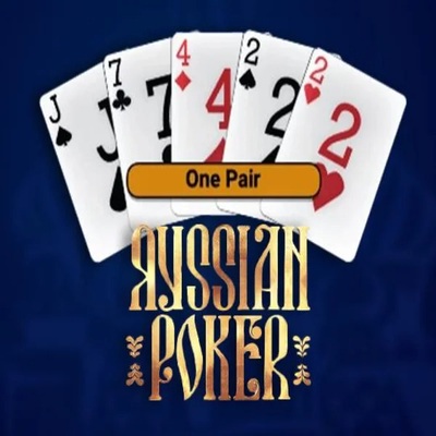 Russian Poker slot icon by OneTouch Games, available at Vegasino Casino