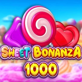 Sweet Bonanza 1000 online game logo by Pragmatic Play on vegasinono.com