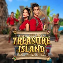 Treasure Island slot logo by Pragmatic Play at Vegasino Casino