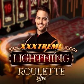 XXXtreme Lightning Roulette logo – Live Casino by Evolution at Vegasino Casino